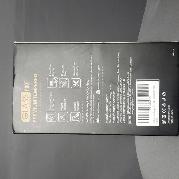 NWT iVoler Google Pixel 4a Black Carbon Design W/3 Glass screen protectors - Picture 3 of 4